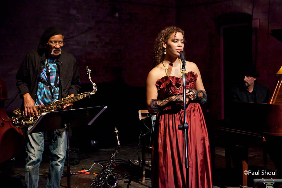 Charles Neville and singer Jessica Freeman